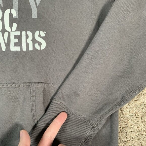 UMBC Retrievers Quarter Zip Sweatshirt Mens Large Gray Pullover NCAA Y2K - Picture 2 of 8